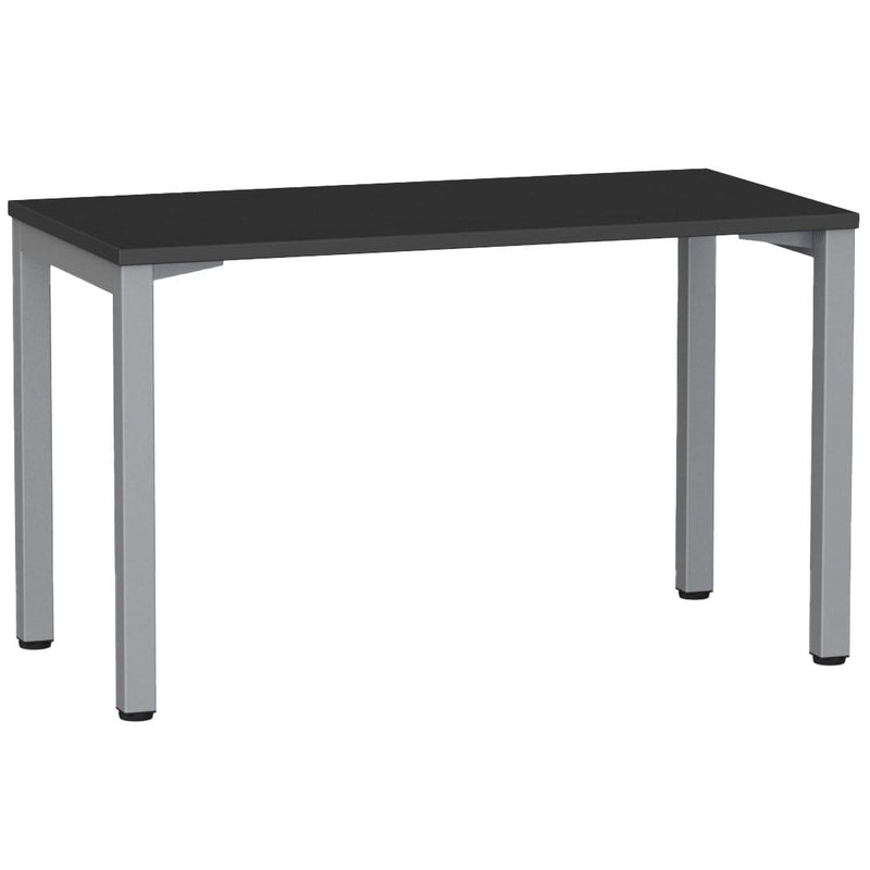 Cubit Fixed Height Desk 1200 x 700 / Black / Silver