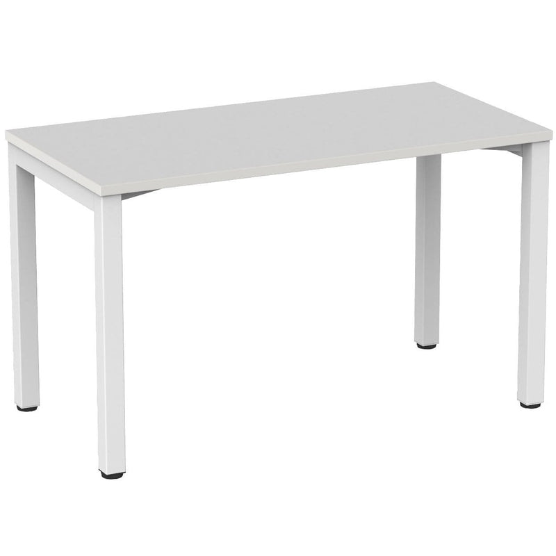 Cubit Fixed Height Desk 1200 x 700 / White / White