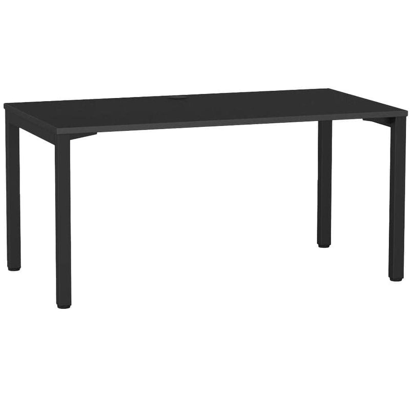 Cubit Fixed Height Desk 1500 x 800 / Black / Black
