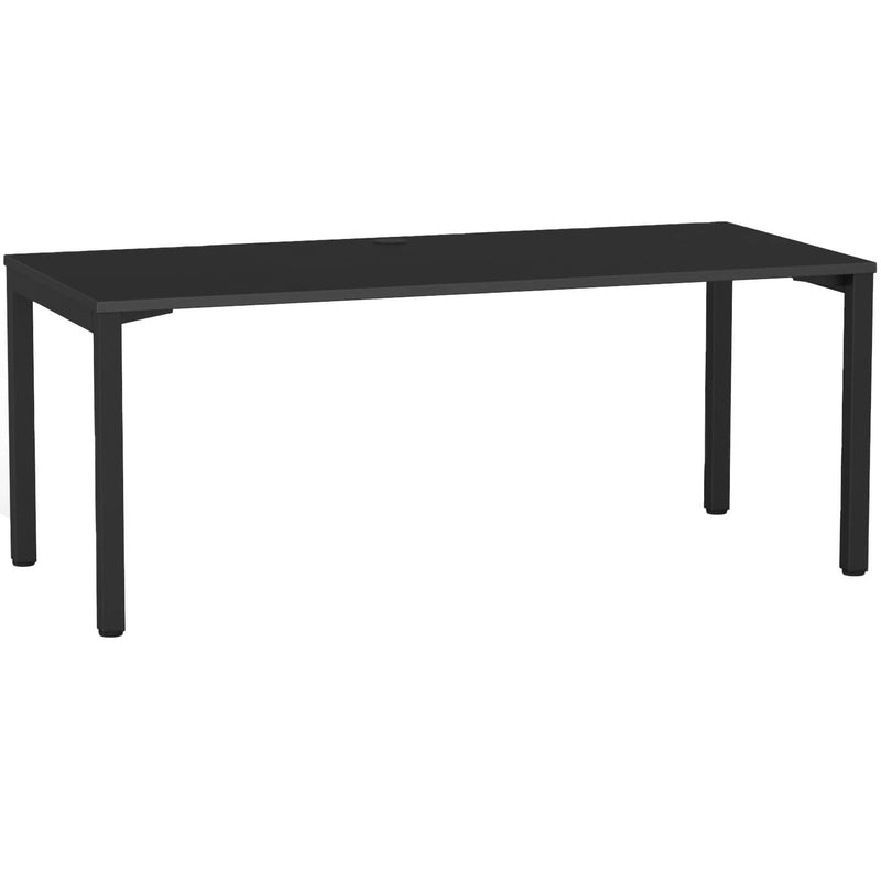 Cubit Fixed Height Desk 1800 x 800 / Black / Black