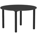 Cubit Round Meeting Table Black / Black