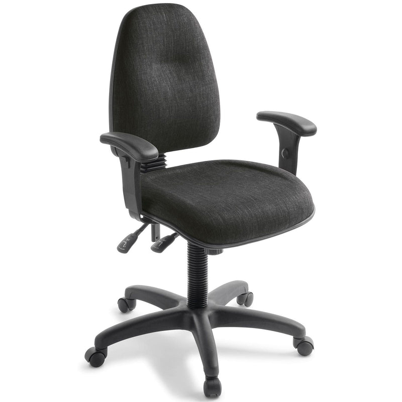 EDEN Spectrum 3 Chair 500 Seat Ebony / With Arms
