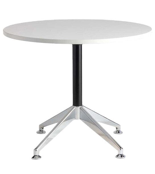 Eiffel Round Meeting Table 900D x 750H / White