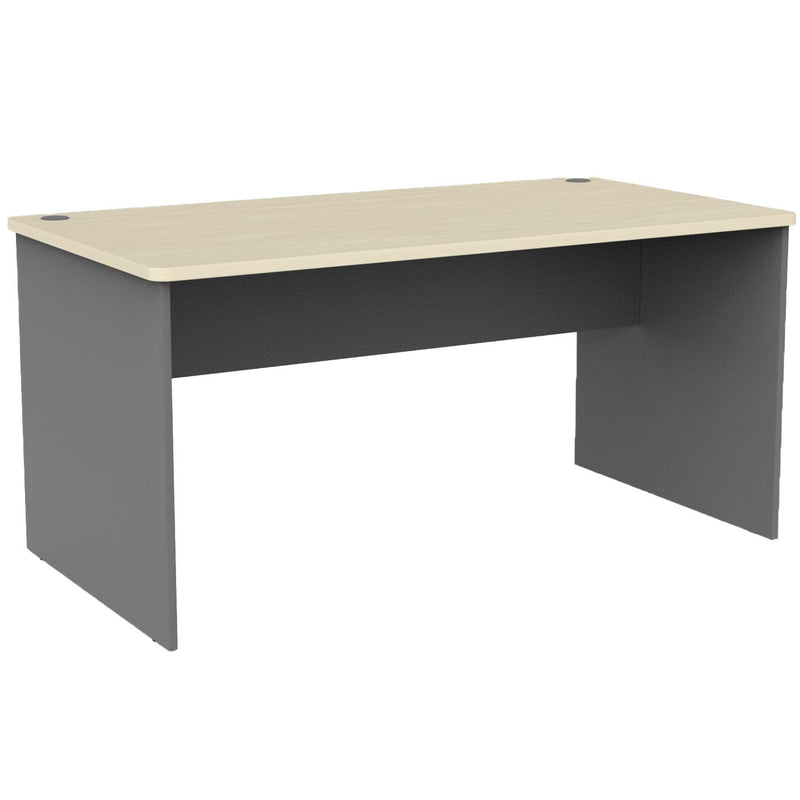 Eko Fixed Height Desk 1500 x 800 / Nordic Maple Silver