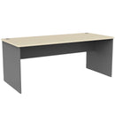 Eko Fixed Height Desk 1800 x 800 / Nordic Maple Silver