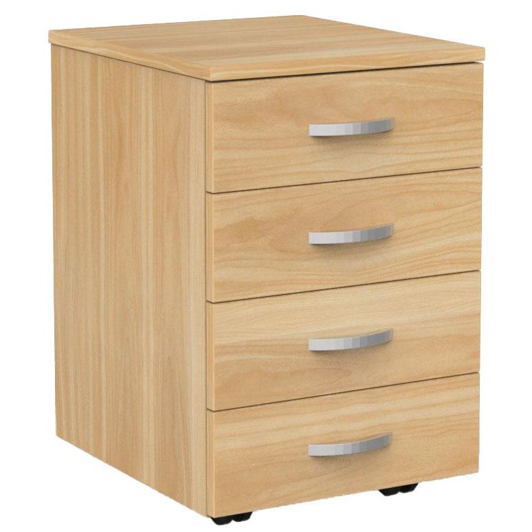 Eko Mobile Drawers 4 drawer / Nz Tawa