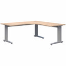Energy 90 Corner Workstation 1500 x 1500 x 700 / Refined Oak Naturale / Silver