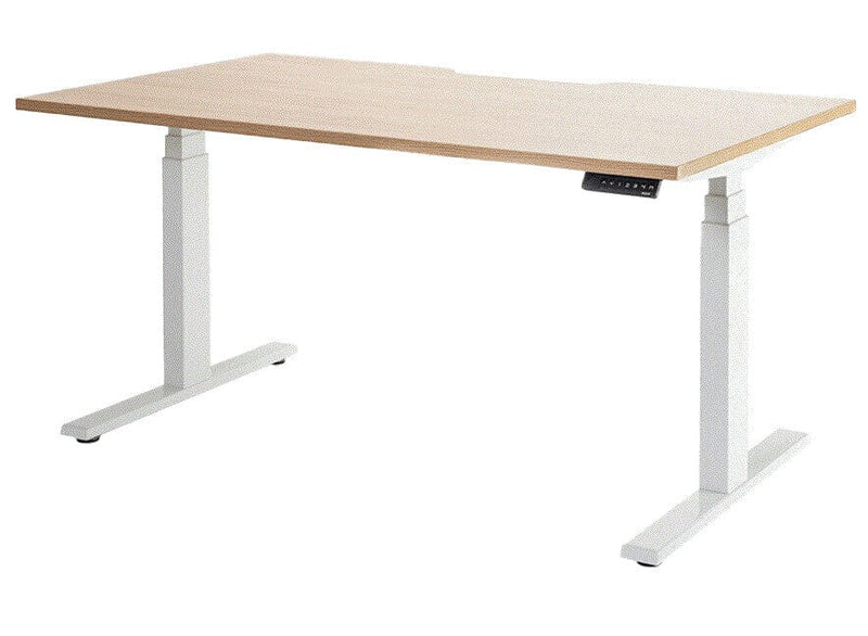 Enhance Individual Standing Desk 1800 x 800 / Autumn Oak / White