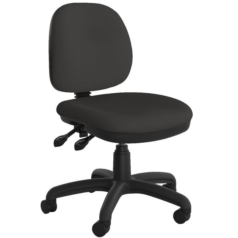 Evo Mid Back 3 Lever Chair Galaxy / Without