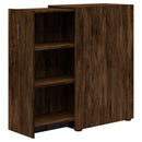 Mascot Personal Pull-Out Shelving Aged Walnut / Left Hand / Locking