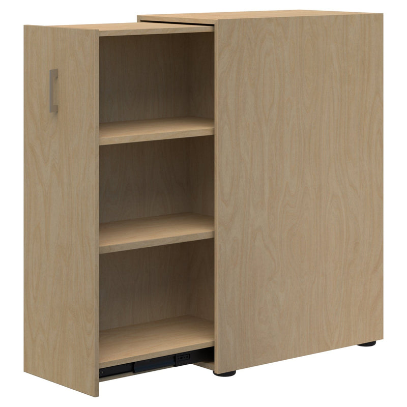 Mascot Personal Pull-Out Shelving Raw Birch / Left Hand / Locking