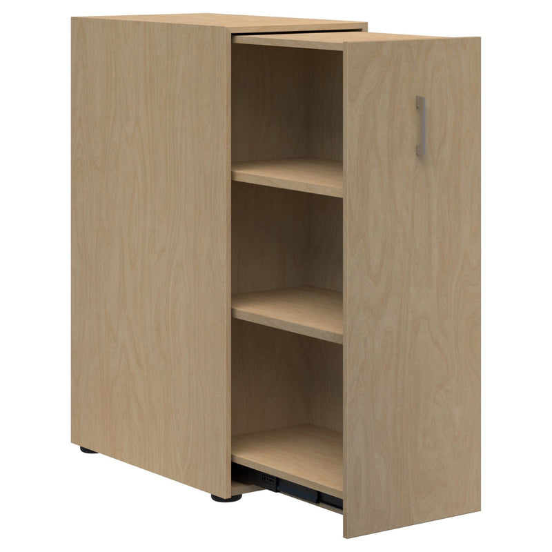 Mascot Personal Pull-Out Shelving Raw Birch / Right Hand / Locking