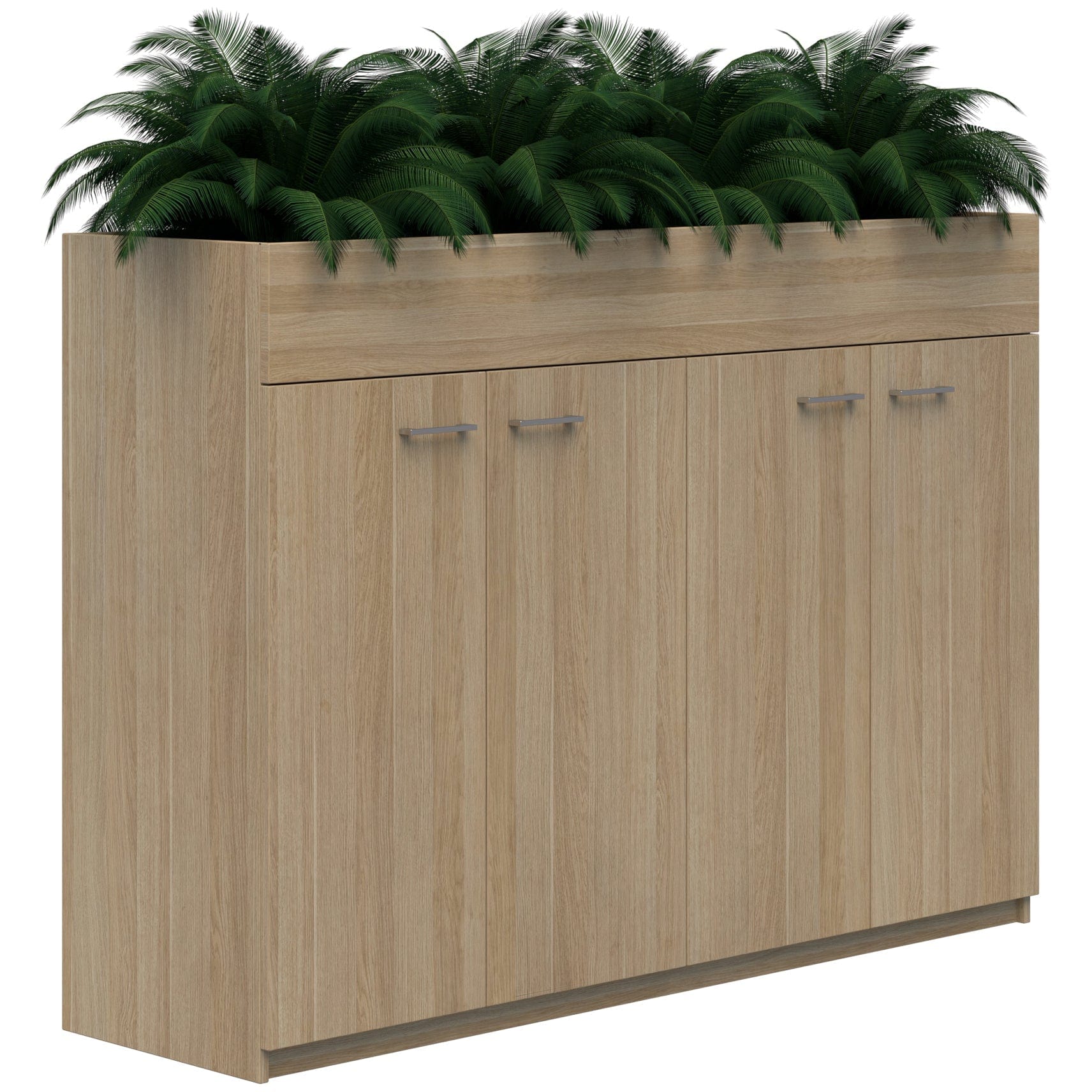 Mascot Planter Cabinet 1200x1800 / Classic Oak / Locking