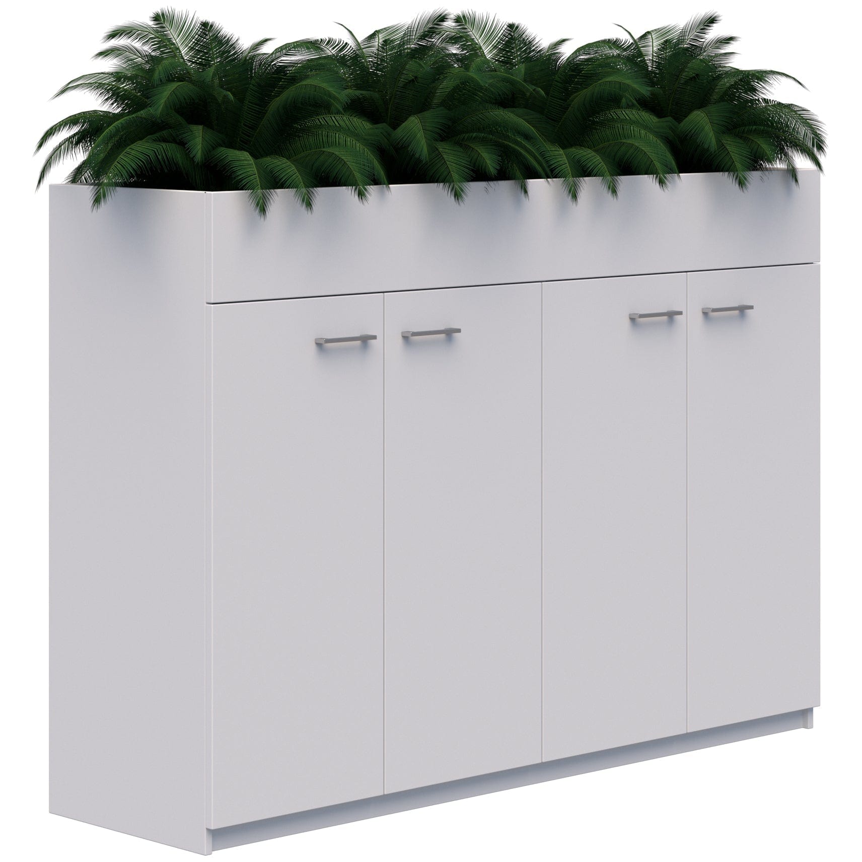 Mascot Planter Cabinet 1200x1800 / Snow Velvet / Locking