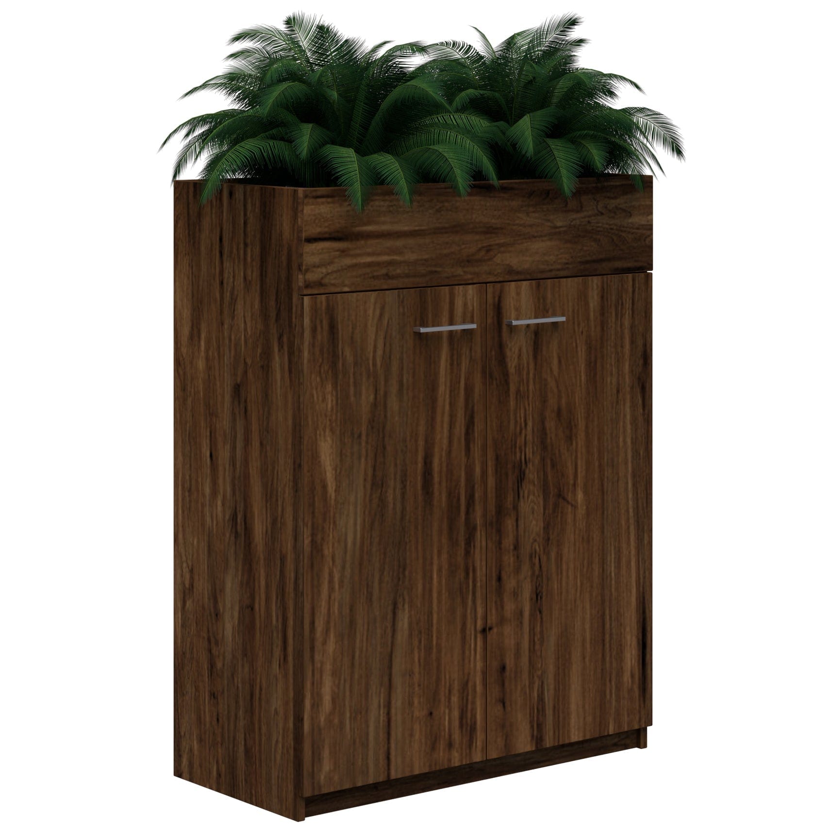 Mascot Planter Cabinet 1200x900 / Aged Walnut / Locking