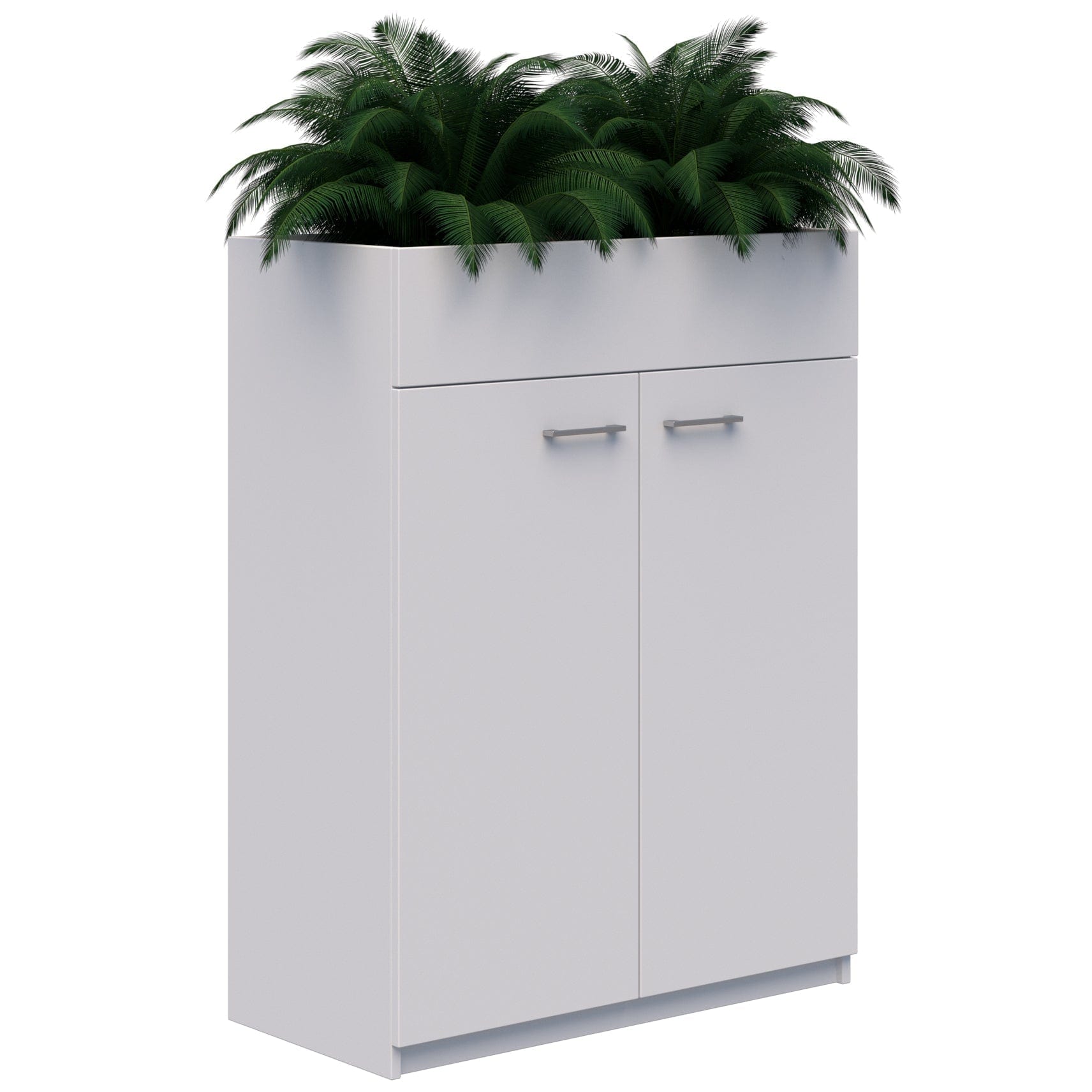 Mascot Planter Cabinet 1200x900 / Snow Velvet / Locking