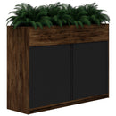 Mascot Planter Tambour 1200x1800 / Aged Walnut / Locking