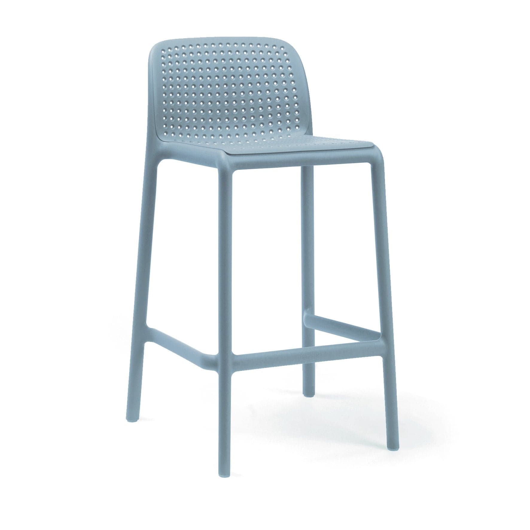 NARDI Lido Mini Outdoor Bar Stool Sky Blue