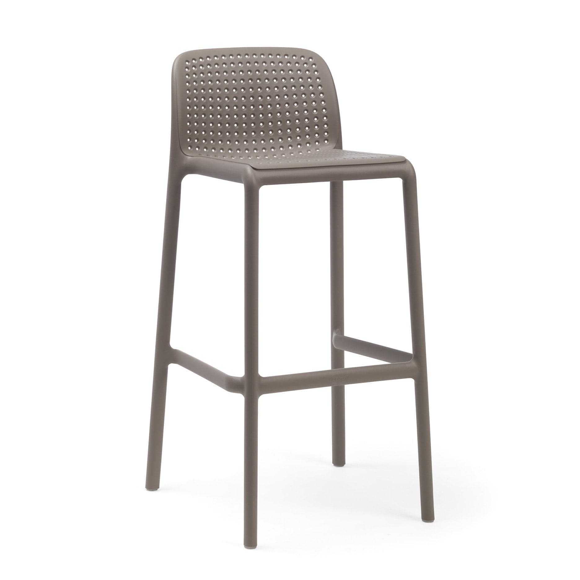 NARDI Lido Tall Outdoor Bar Stool Taupe