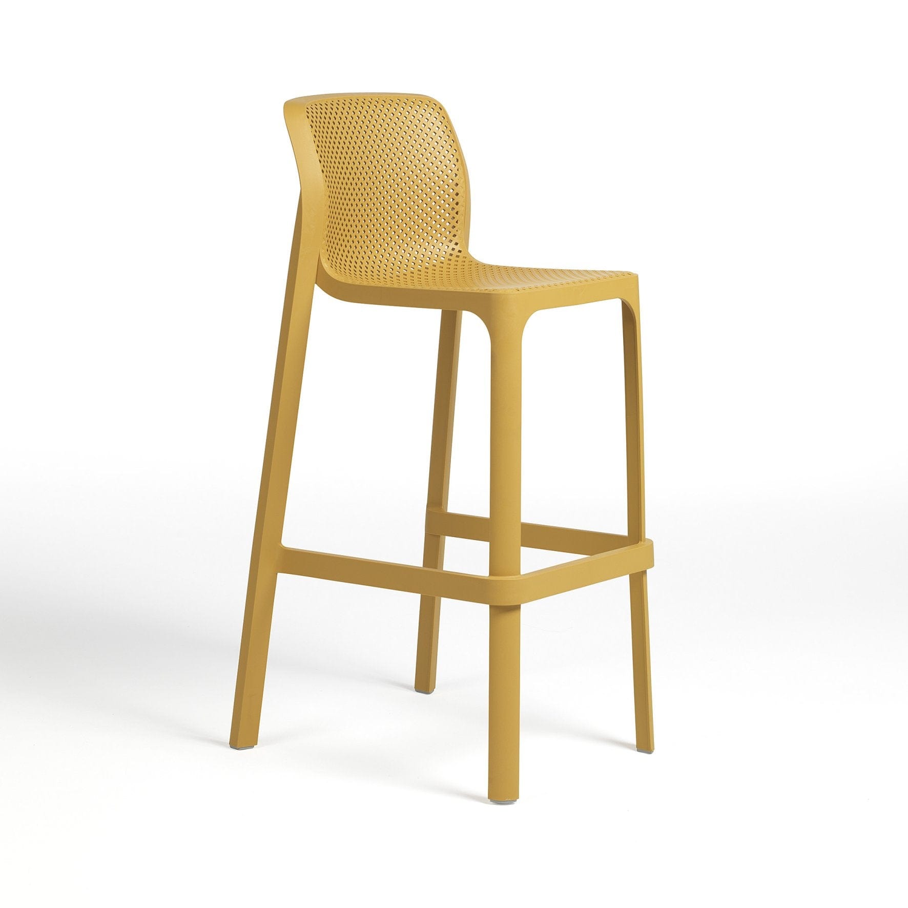 NARDI Net Tall Bar Stool Yellow