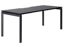 Novah Fixed Height Desk 1800 x 700 / Black / Black