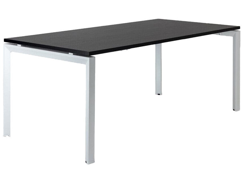 Novah Fixed Height Desk 1800 x 700 / Black / White
