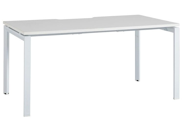 Novah Fixed Height Desk 1800 x 700 / White / White