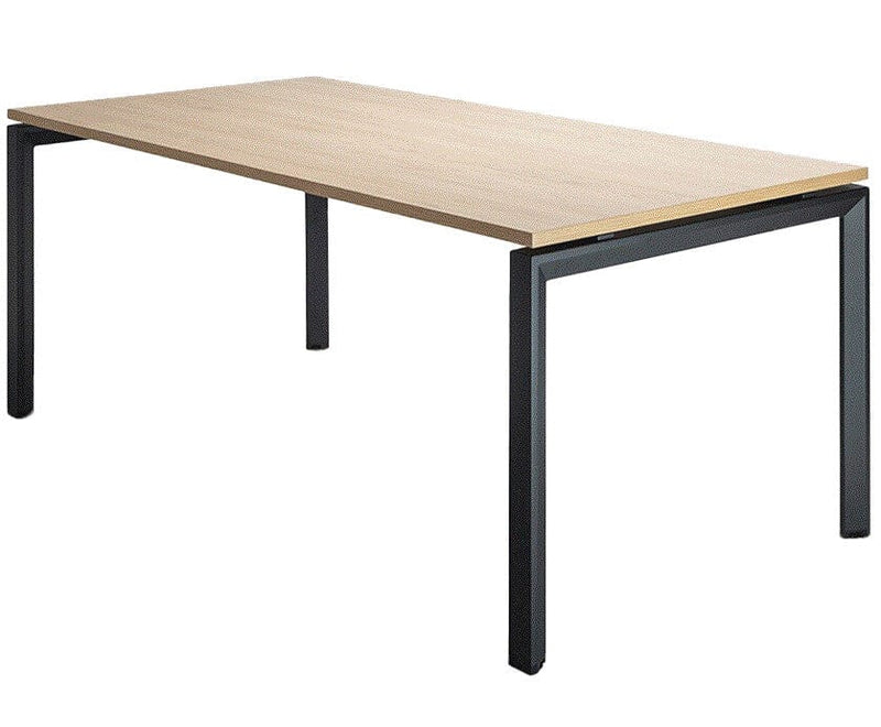 Novah Meeting Table 1600 x 800 / Autumn Oak / Black