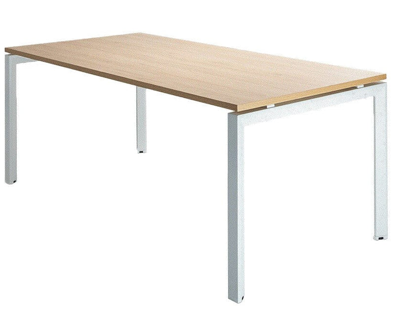 Novah Meeting Table 1600 x 800 / Autumn Oak / White