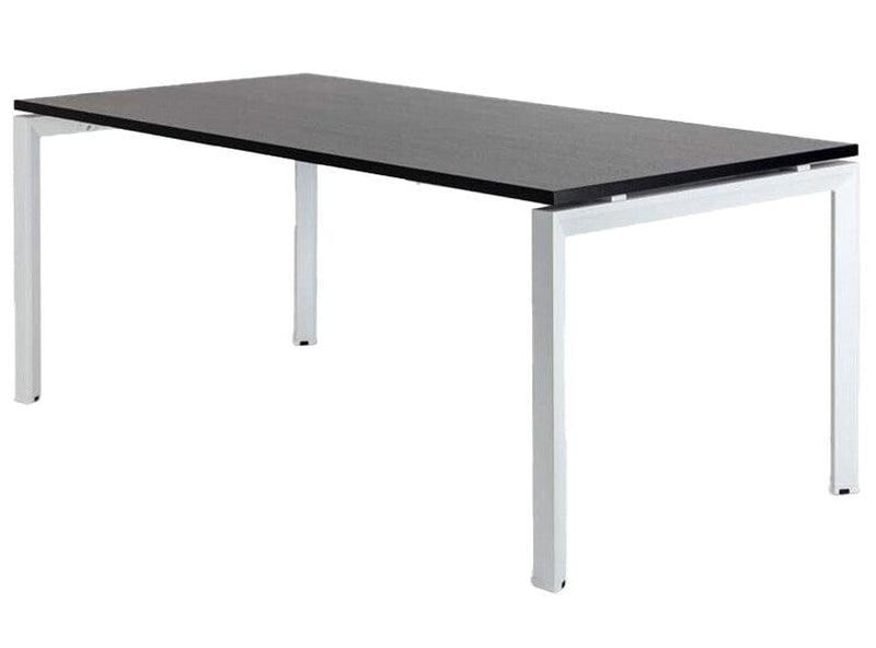 Novah Meeting Table 1800 x 900 / Black / White
