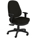 Plymouth Task Chair 24/7 Ebony / With Arms