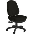 Plymouth Task Chair 24/7 Ebony / Without