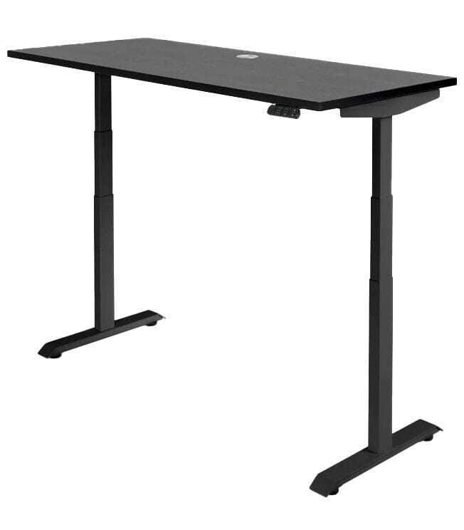Rise Individual Standing Desk 1200 x 600 / Black / Black