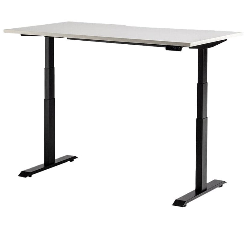 Rise Individual Standing Desk 1500 x 800 / White / Black