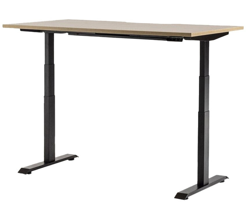 Rise Individual Standing Desk 1800 x 800 / Autumn Oak / Black