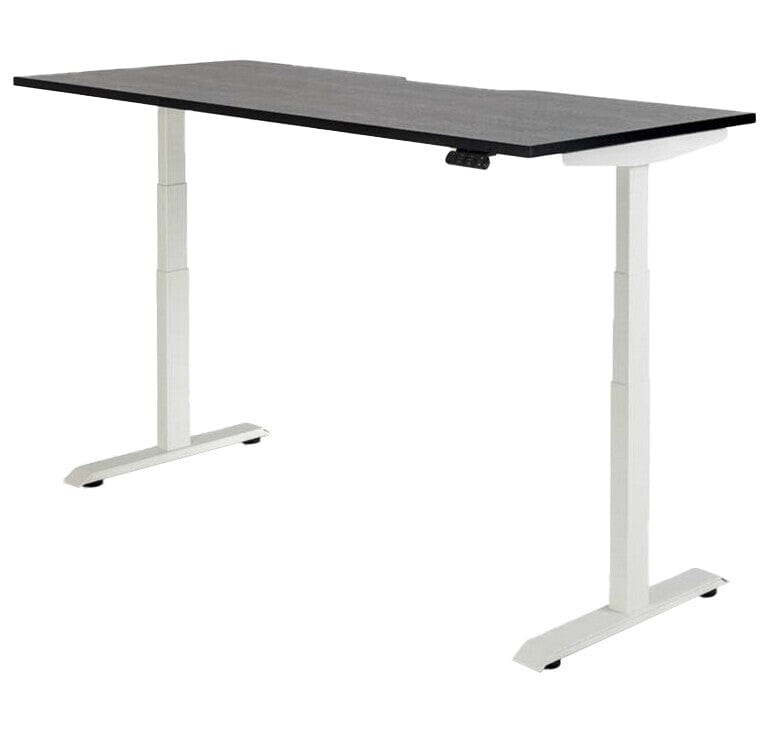 Rise Individual Standing Desk 1800 x 800 / Black / White