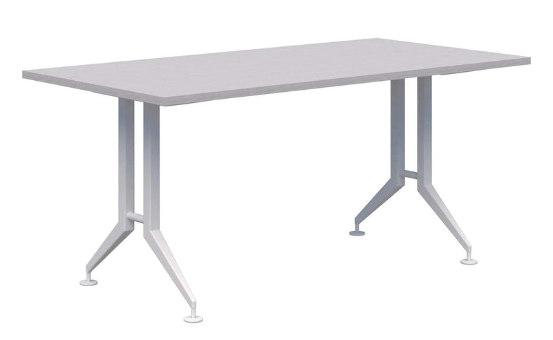Shot Table 1600x800 / Silver Strata Naturale / White