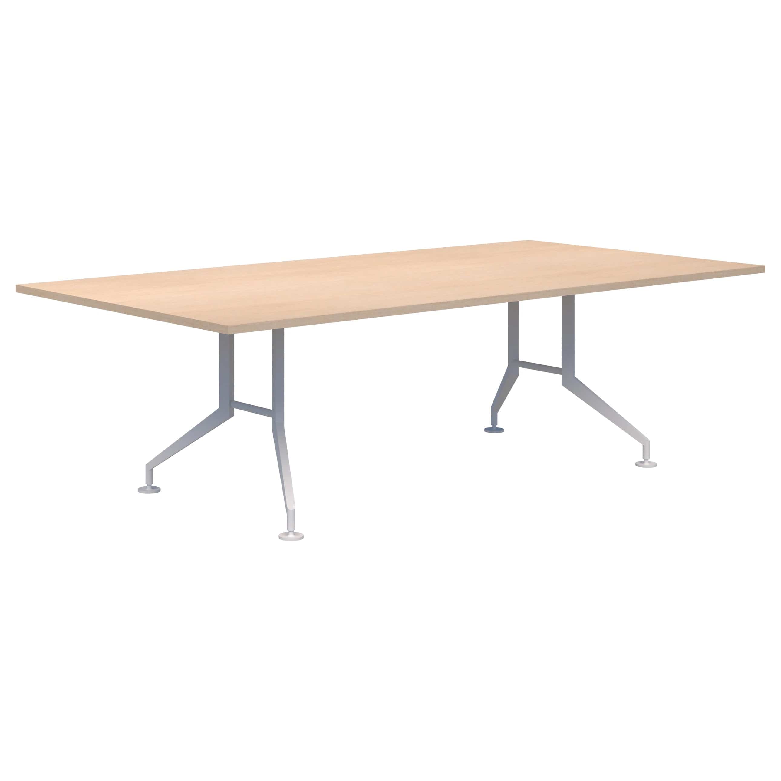 Shot Table 2400x1200 / Refined Oak Naturale / White