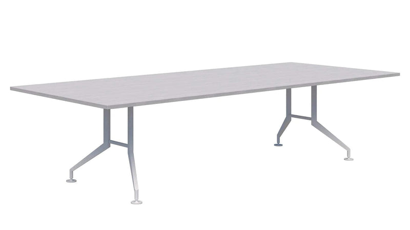 Shot Table 2400x1200 / Silver Strata Naturale / White