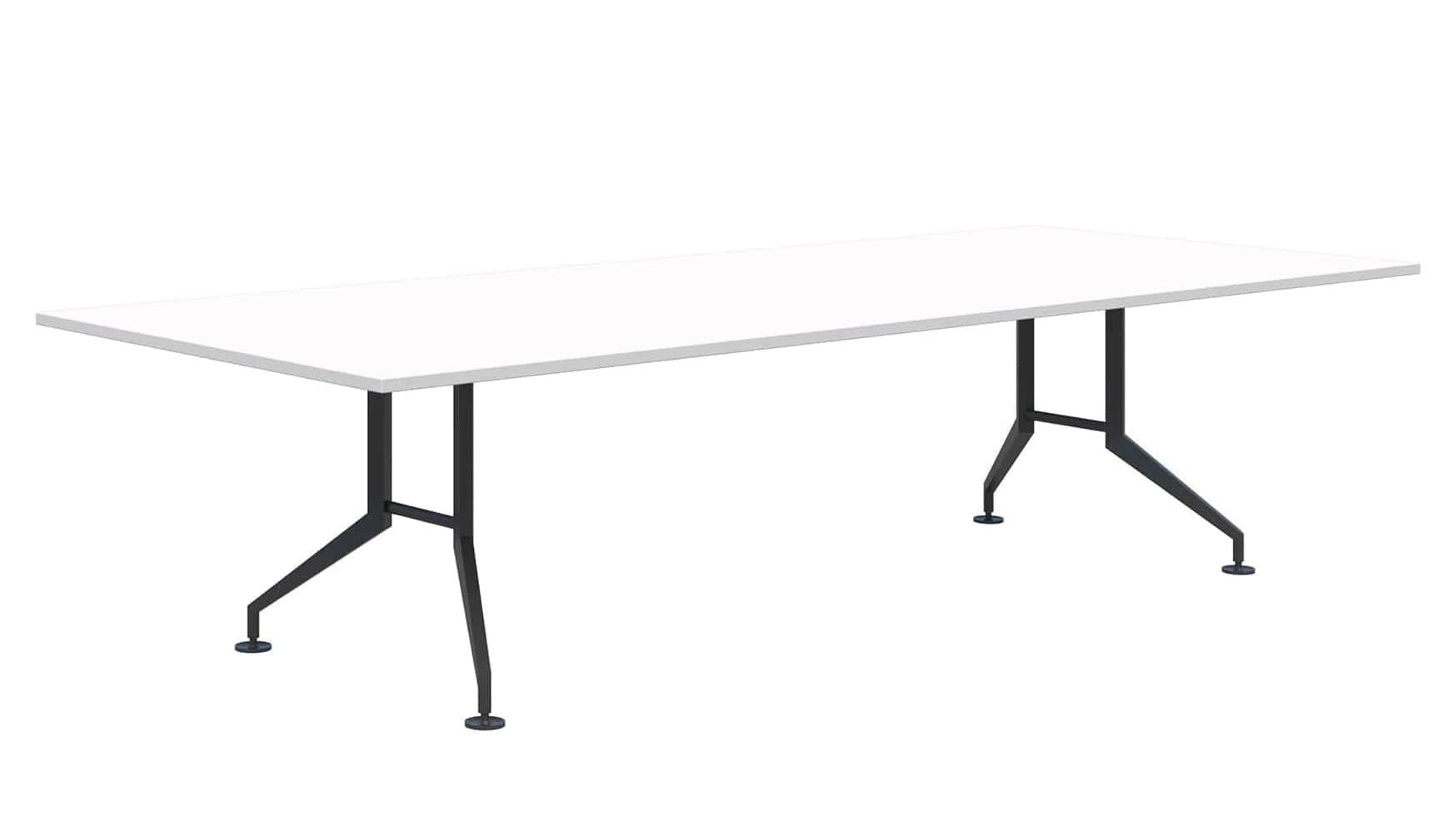 Shot Table 2400x1200 / Snow Velvet / Black