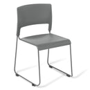 Slim Visitor Chair Grey