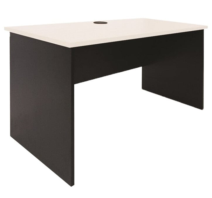 Sonic Desk with Drawers 1200 x 600 / White / Charcoal