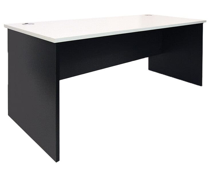 Sonic Desk with Drawers 1500 x 750 / White / Charcoal