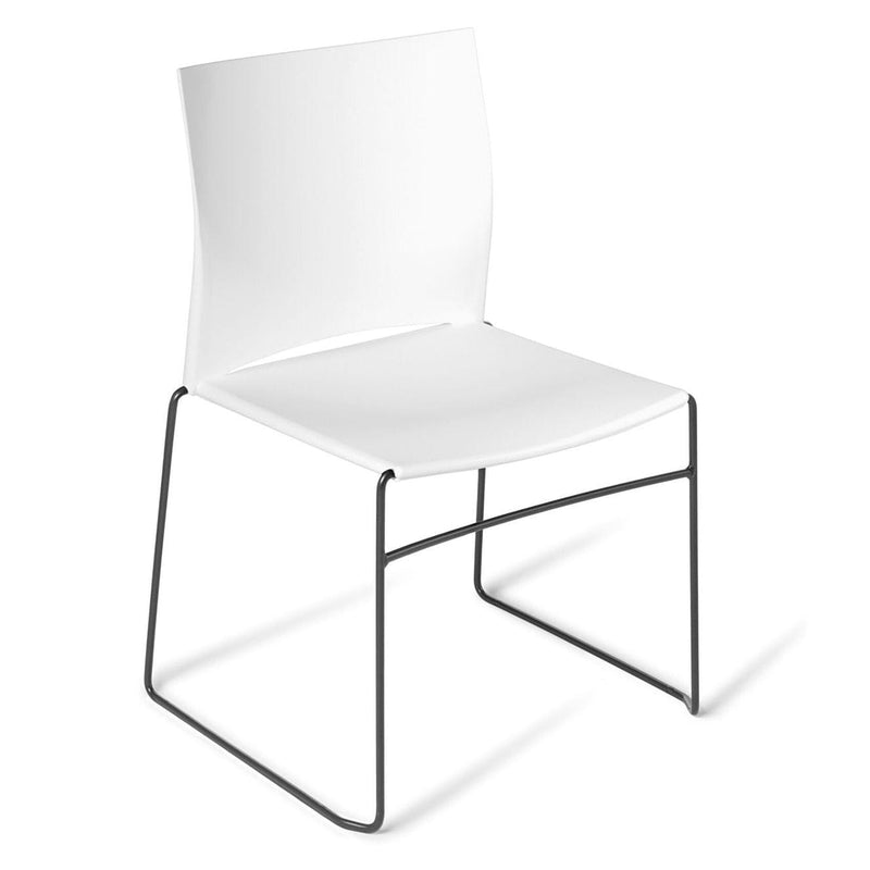 Web Visitor Chair White / Black