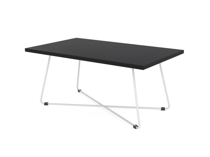 Zion Coffee Table 1000 x 600 / Black / White