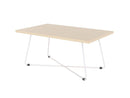 Zion Coffee Table 1000 x 600 / Nordic Maple / White